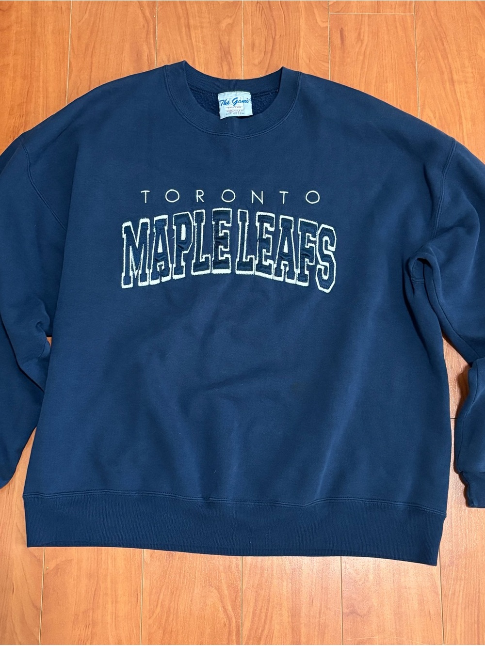 Vintage 90’s Toronto Maple Leafs Navy Crewneck Sweatshirt - Size XL